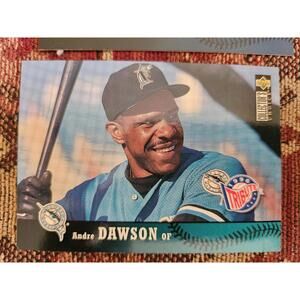 Andre Dawson - HOF - 1997 UD Collectors choice #115 tribute - Marlins - RAW Mint